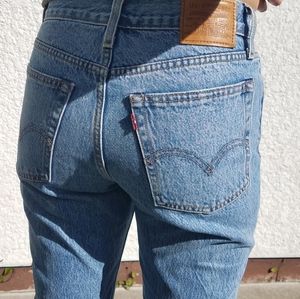 Vintage Levi's High Waisted Wedgie Straight Jeans